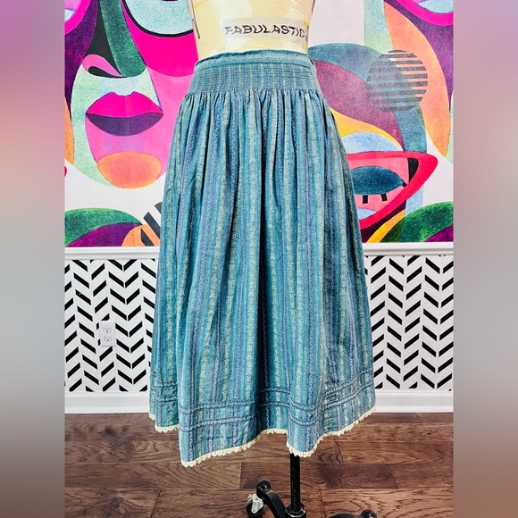 Vintage Dresses & Skirts - VTG 1980s Heller Tracht Drindl Skirt